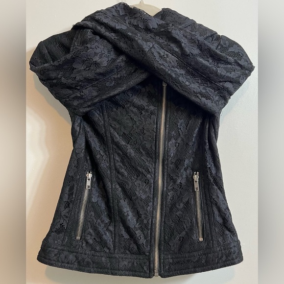 BDB David Bitton Lace Moto Jacket XS - Picture 11 of 13